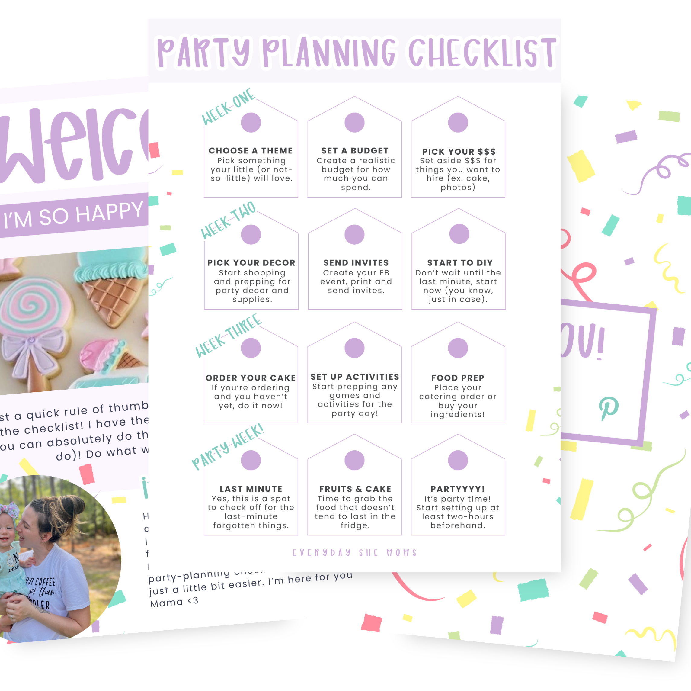 Birthday Party Planning Checklist for Moms | Everyday She Moms