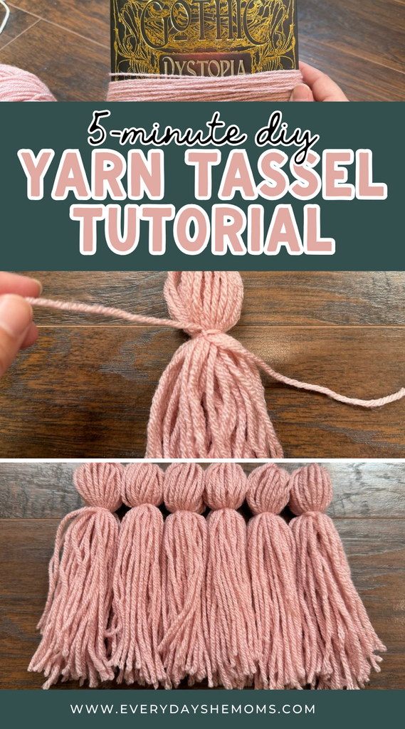 5-minute diy yarn tassel tutorial